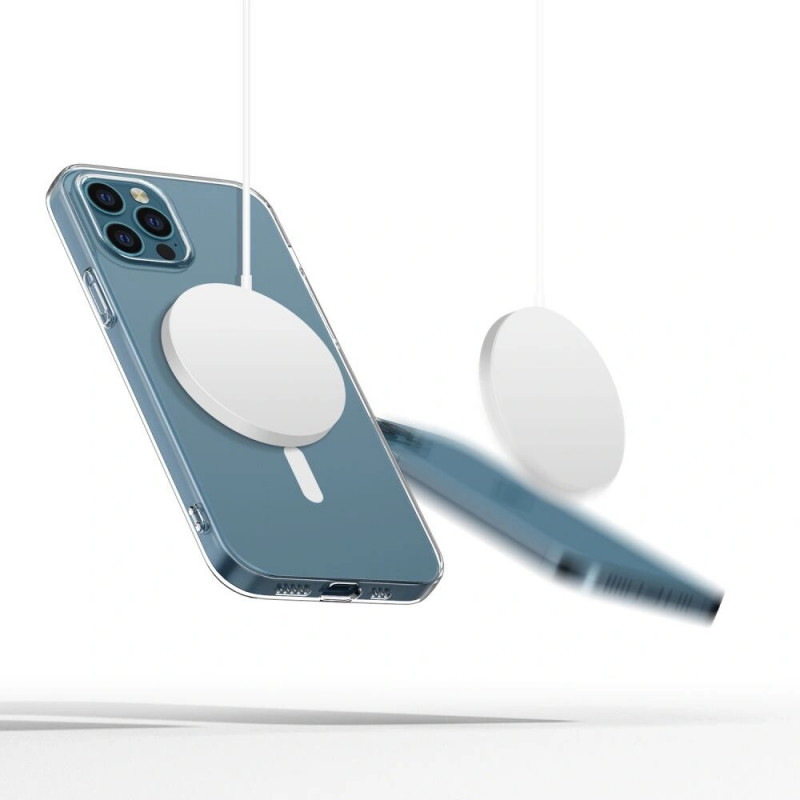 Tech-Protect FlexAir MagSafe dėklas, skirtas Apple iPhone 12 / 12 Pro, permatomas