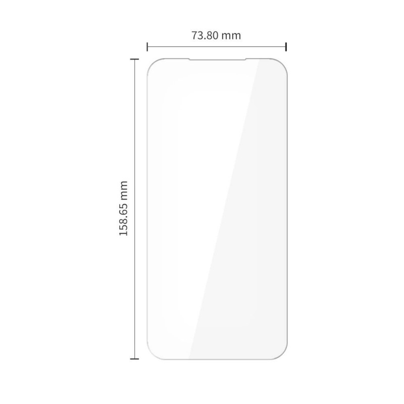 Tech-Protect Glass Fit+ grūdintas stiklas, skirtas Samsung Galaxy A37 / A57 5G, permatomas (2 vnt.)