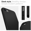 Spigen Liquid Air dėklas, skirtas Apple iPhone SE 2022 / SE 2020 / 8 / 7, juodas