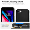 Spigen Liquid Air dėklas, skirtas Apple iPhone SE 2022 / SE 2020 / 8 / 7, juodas