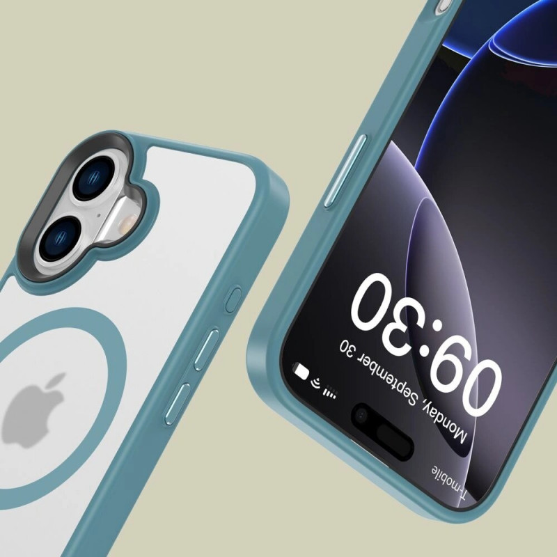 Tech-Protect MagMat MagSafe dėklas, skirtas Apple iPhone 16, matinis teal