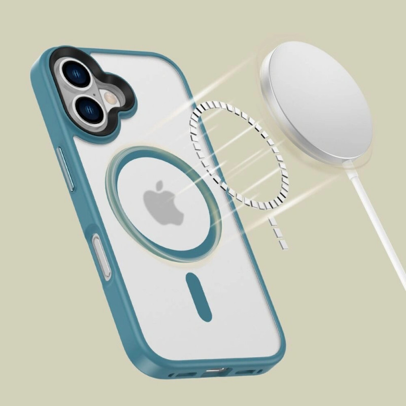 Tech-Protect MagMat MagSafe dėklas, skirtas Apple iPhone 16, matinis teal