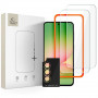 Tech-Protect Easy Set+ grūdintas stiklas, skirtas Samsung Galaxy A57 5G, permatomas (2+1 vnt.)