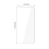 Tech-Protect Easy Set+ grūdintas stiklas, skirtas Samsung Galaxy A57 5G, permatomas (2+1 vnt.)
