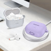 Tech-Protect silikoninis dėklas su kabliuku Samsung Galaxy Buds 3 / 3 FE / 3 Pro, levandų spalvos