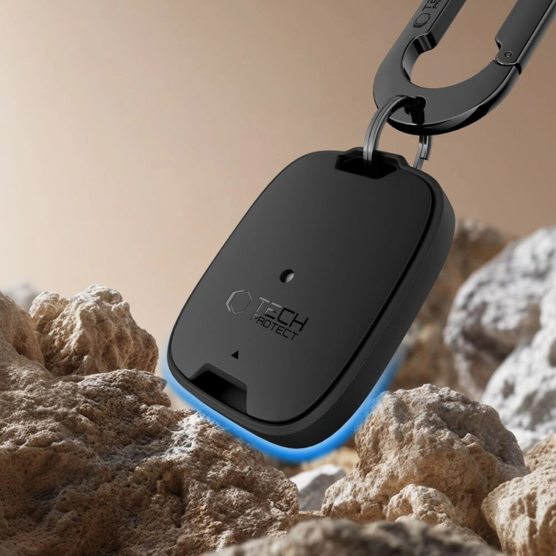 Tech-Protect Velar dėklas Apple AirTag 1 / 2, juodas