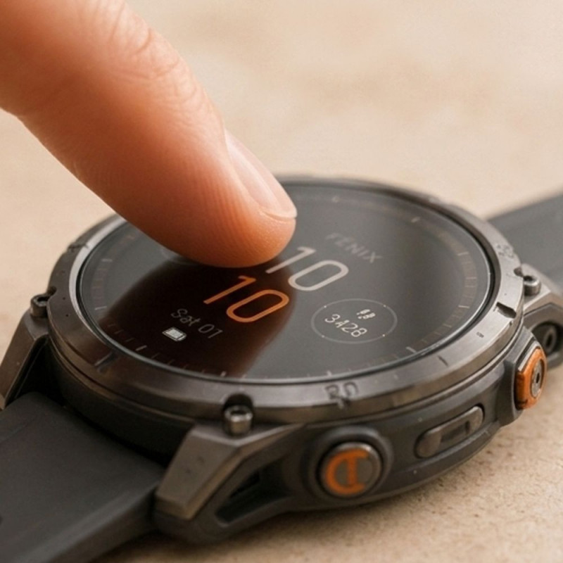 Tech-Protect Glass Fit+ grūdintas stiklas, skirtas Garmin Fenix 9 Pro 43 mm, permatomas (2 vnt.)