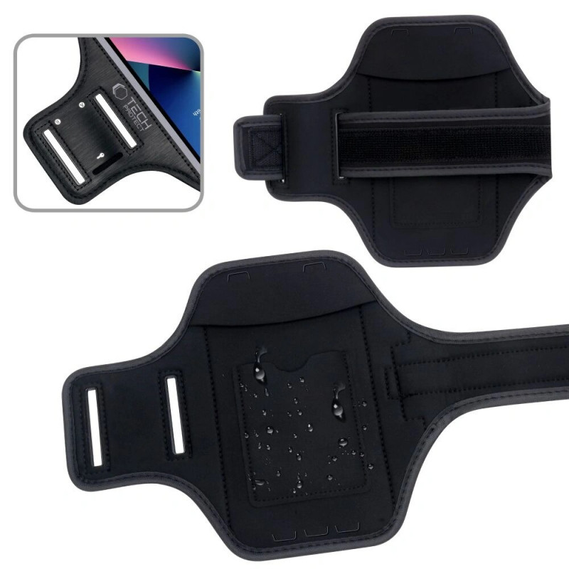 Tech-Protect M4 universalus sportinis apyrankė, juodas