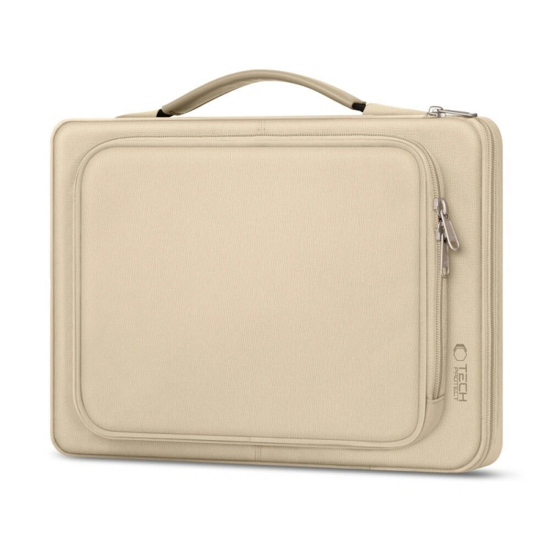 Tech-Protect Basic Bag nešiojamojo kompiuterio krepšys 15-16", Desert Beige