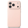 Ringke silikoninis magnetinis MagSafe dėklas, skirtas Apple iPhone 18 Pro, Pink Sand