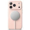 Ringke silikoninis magnetinis MagSafe dėklas, skirtas Apple iPhone 18 Pro, Pink Sand