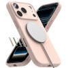 Ringke silikoninis magnetinis MagSafe dėklas, skirtas Apple iPhone 18 Pro, Pink Sand