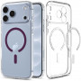 Spigen Ultra Hybrid MagSafe dėklas, skirtas Apple iPhone 17 Pro Max / 18 Pro Max, permatomas/bordo