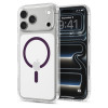 Spigen Ultra Hybrid MagSafe dėklas, skirtas Apple iPhone 17 Pro Max / 18 Pro Max, permatomas/bordo