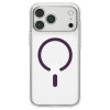 Spigen Ultra Hybrid MagSafe dėklas, skirtas Apple iPhone 17 Pro Max / 18 Pro Max, permatomas/bordo