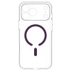 Spigen Ultra Hybrid MagSafe dėklas, skirtas Apple iPhone 17 Pro Max / 18 Pro Max, permatomas/bordo
