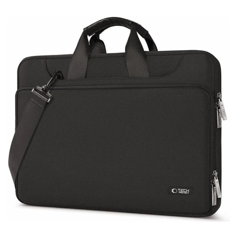 Tech-Protect PocketBag nešiojamojo kompiuterio krepšys 15-16", juodas