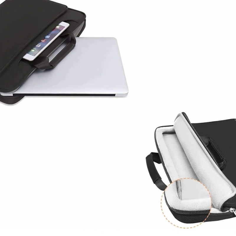 Tech-Protect PocketBag nešiojamojo kompiuterio krepšys 15-16", juodas