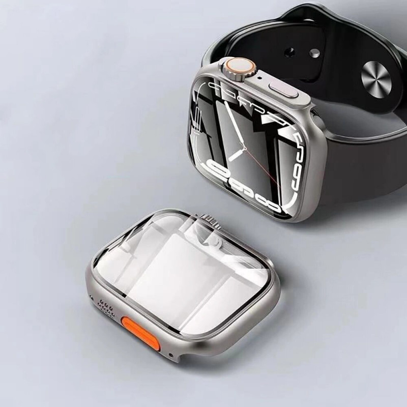 Tech-Protect Defense360 dėklas, skirtas Apple Watch 10 / 11 46 mm, juodas/oranžinis