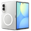 Spigen AirSkin MagSafe dėklas Samsung Galaxy Z Fold 8, permatomas/baltas