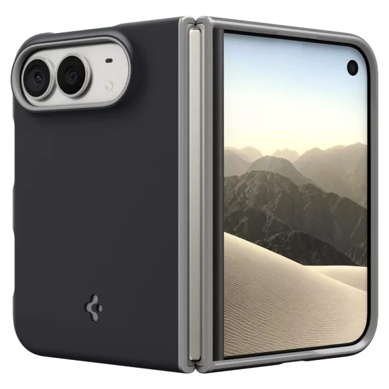 Spigen Nano Pop Mag MagSafe dėklas Apple iPhone Duo, Black Sesame