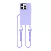 Tech-Protect Magnecklace MagSafe dėklas su pakabuku, skirtas Apple iPhone 16 Pro, purpurinis