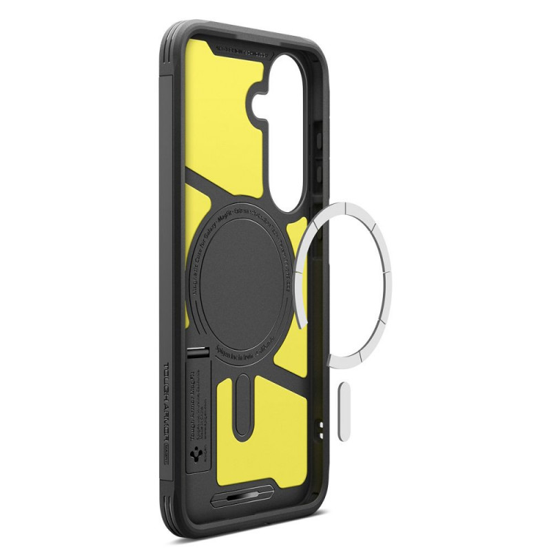 Spigen Tough Armor Mag MagSafe dėklas skirtas Samsung Galaxy S25 FE / S26 FE, juodas