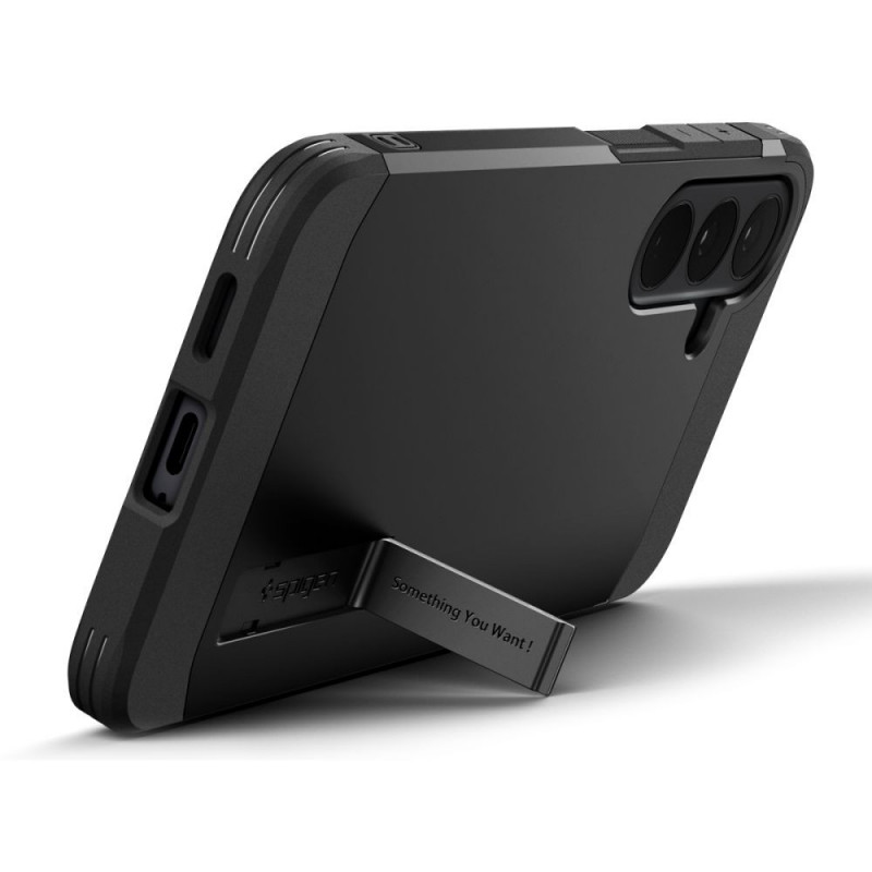 Spigen Tough Armor Mag MagSafe dėklas skirtas Samsung Galaxy S25 FE / S26 FE, juodas
