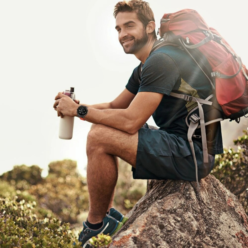 Tech-Protect Nylon Pro apyrankė, skirta Garmin Fenix 5 / 6 / 6 Pro / 7 / 8 (47 mm) / E, juoda