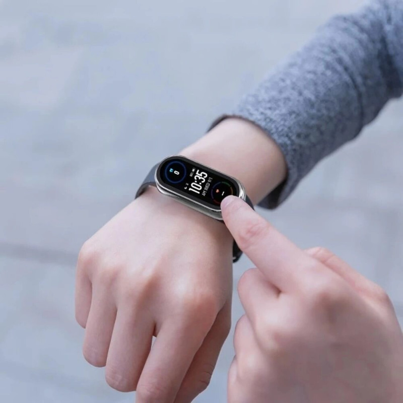 Tech-Protect Defense360 dėklas, skirtas Xiaomi Smart Band 9 / 9 NFC, juodas