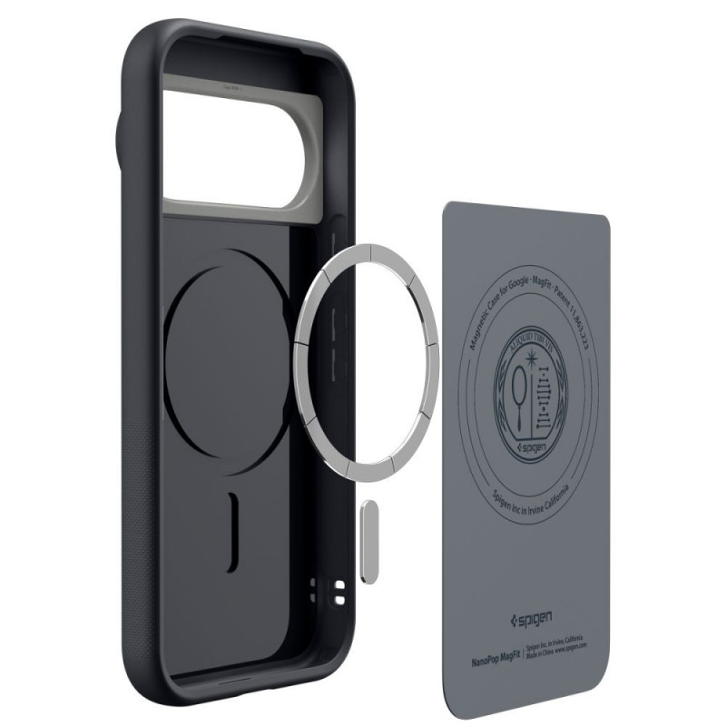 Spigen Nano Pop Mag MagSafe dėklas skirtas Google Pixel 11 Pro, Black Sesame