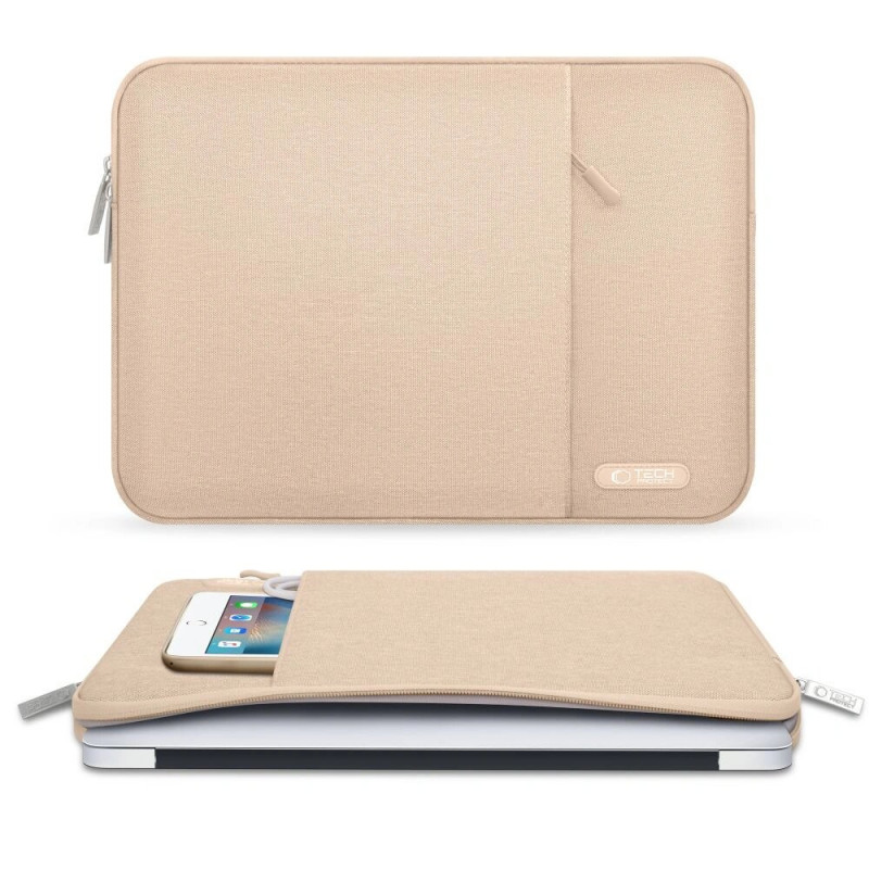 Tech-Protect Sleevy nešiojamojo kompiuterio 13-14" įmautė, Caffe Latte