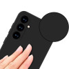 Tech-Protect Icon silikoninis dėklas, skirtas Motorola Moto G85 5G, juodas