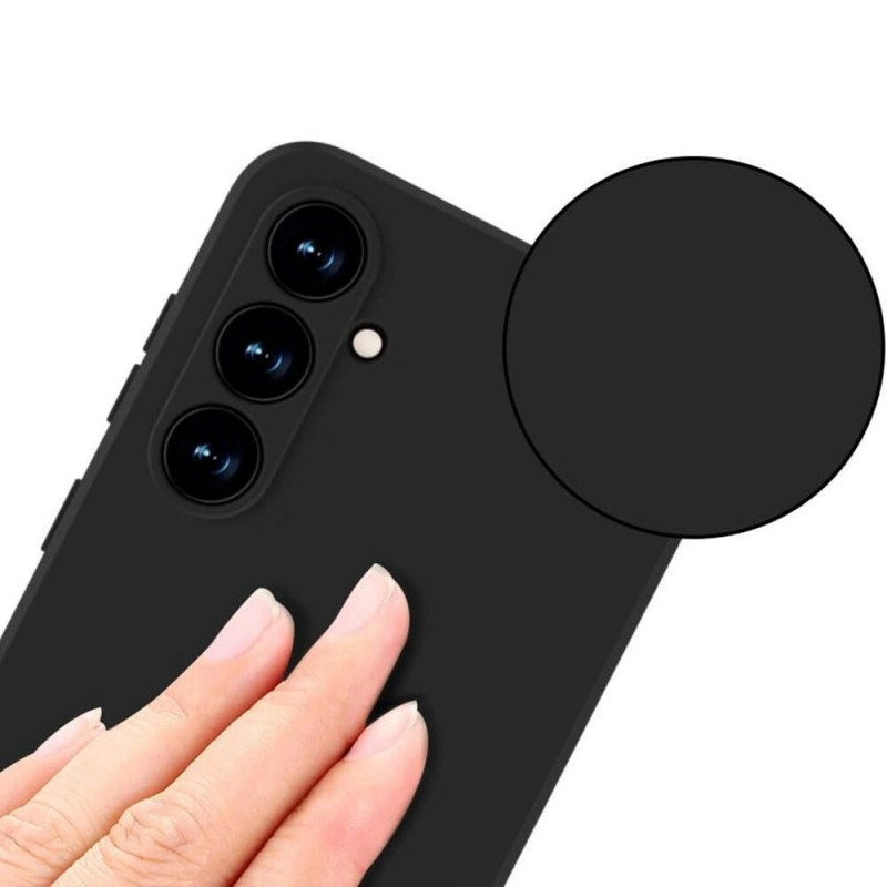 Tech-Protect Icon silikoninis dėklas, skirtas Motorola Moto G85 5G, juodas
