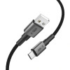 Tech-Protect Ultraboost DNA USB-A / USB-C kabelis 15W/3A 100 cm, Iron Grey