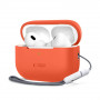 Tech-Protect silikoninis dėklas Apple AirPods Pro 1/2, neoninė oranžinė
