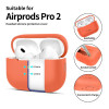 Tech-Protect silikoninis dėklas Apple AirPods Pro 1/2, neoninė oranžinė