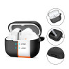 Tech-Protect silikoninis dėklas su kabliu Samsung Galaxy Buds 3 / 3 Pro, juodas