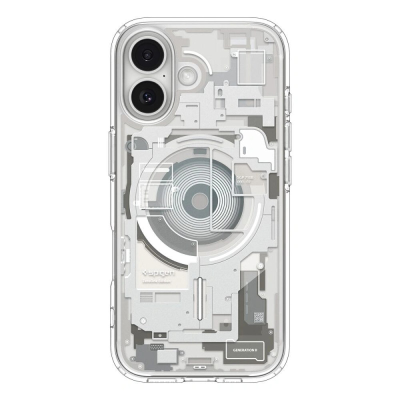 Spigen Spigen Ultra Hybrid Mag MagSafe dėklas, skirtas Apple iPhone 17 Zero One, Natural Titanium
