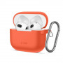 Tech-Protect silikoninis Hook dėklas su kabliu Apple AirPods 3, Neon Orange