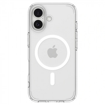 Spigen Ultra Hybrid Mag MagSafe ACS10380 dėklas, skirtas Apple iPhone 17, Clear/White