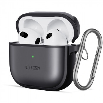 Tech-Protect Magmat dėklas Apple AirPods 4, matinė juoda