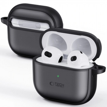 Tech-Protect Magmat dėklas Apple AirPods 4, matinė juoda