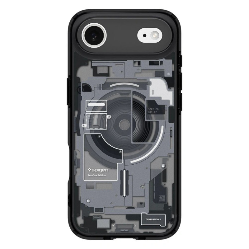 Spigen dėklas Spigen Ultra Hybrid Mag MagSafe ACS10320 skirtas Apple iPhone Air, Zero One Black