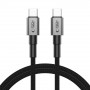 Tech-Protect Ultraboost DNA USB-C / USB-C kabelis PD60W/3A 200 cm, Iron Grey
