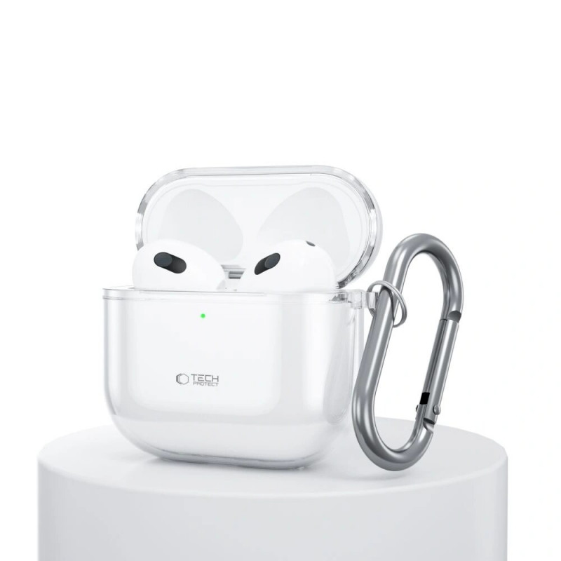 Tech-Protect Flexair dėklas Apple AirPods 4, permatomas