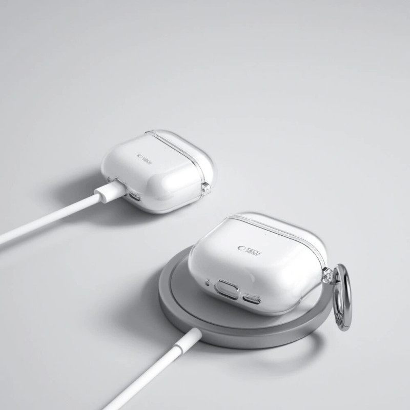 Tech-Protect Flexair dėklas Apple AirPods 4, permatomas