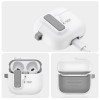 Tech-Protect plonas dėklas su kabliu Apple AirPods 4, baltas