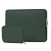 Tech-Protect NeoSlim nešiojamojo kompiuterio 15-16" dėklas su priedų krepšeliu, Midnight Green