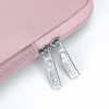Tech-Protect NeoSlim nešiojamojo kompiuterio 15-16" dėklas su priedų krepšiu, Dusty Rose